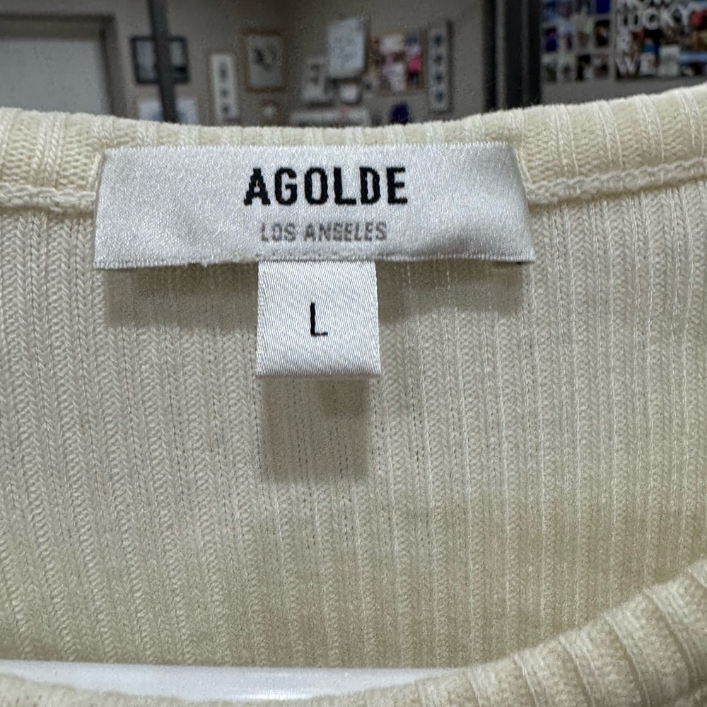 Agolde Ribbed Longsleeve - Picture 3 of 3